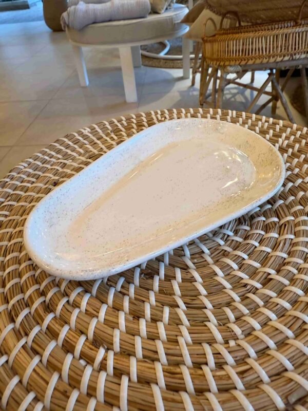 Bandeja Ceramica Oval irregular