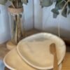 Plato irregular ceramica malie 18cm