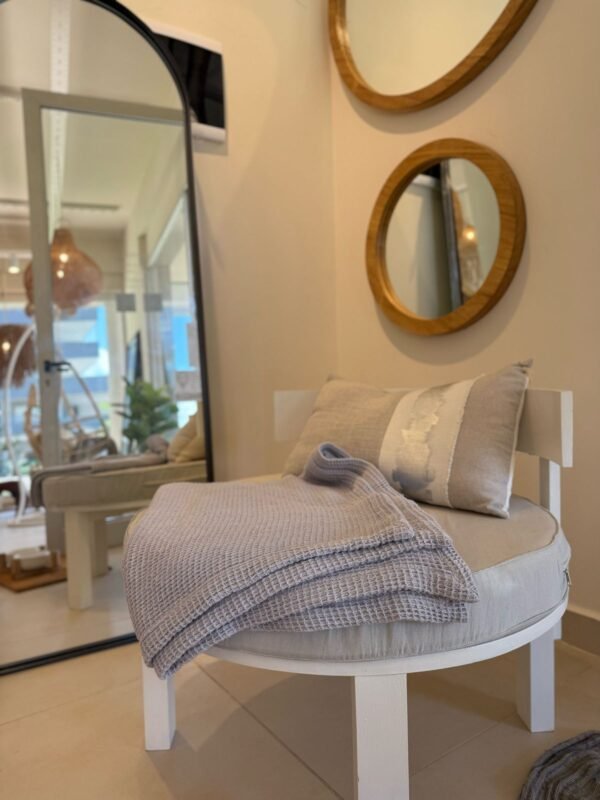 Manta Pie de Cama Nido de Abeja 90x240