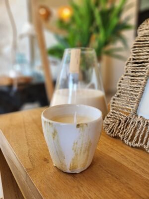 Vela Ceramica Vaso