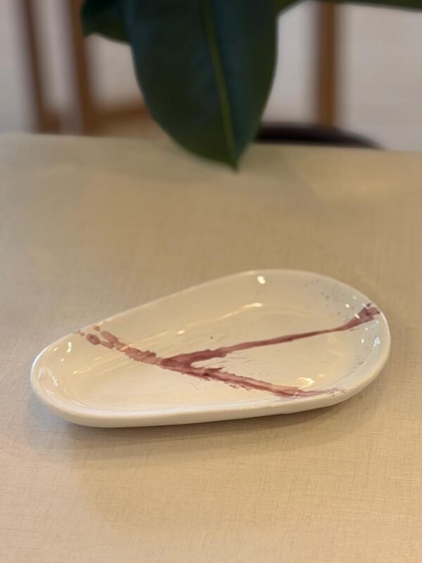 Bandeja Ceramica Oval irregular