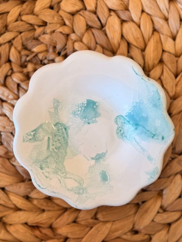 Plato Ceramica Flor