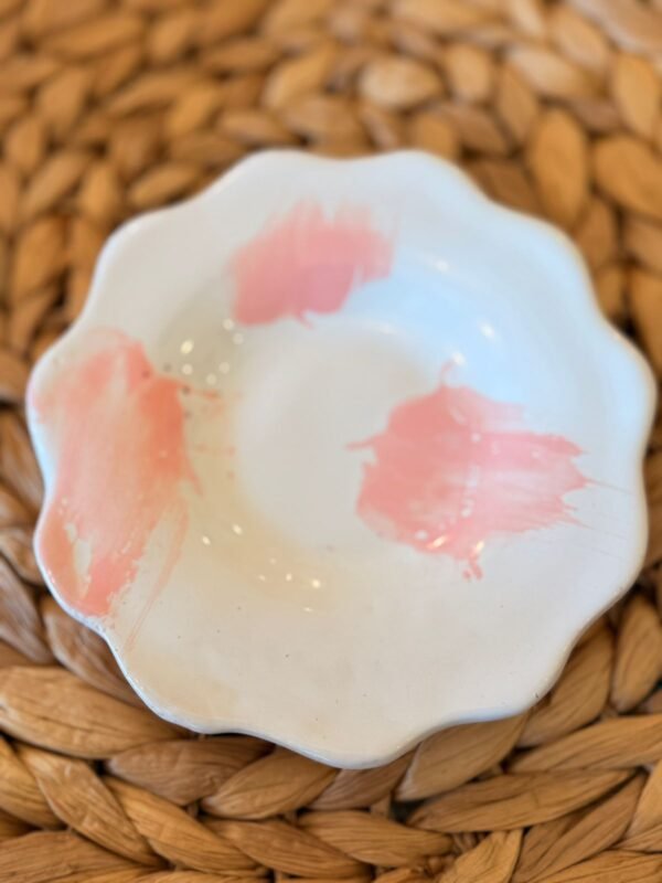 Plato Ceramica Flor