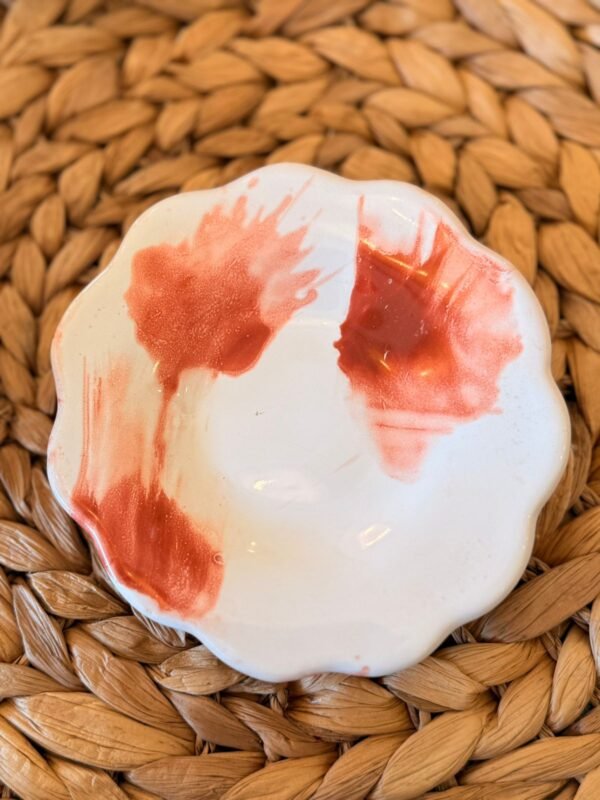 Plato Ceramica Flor
