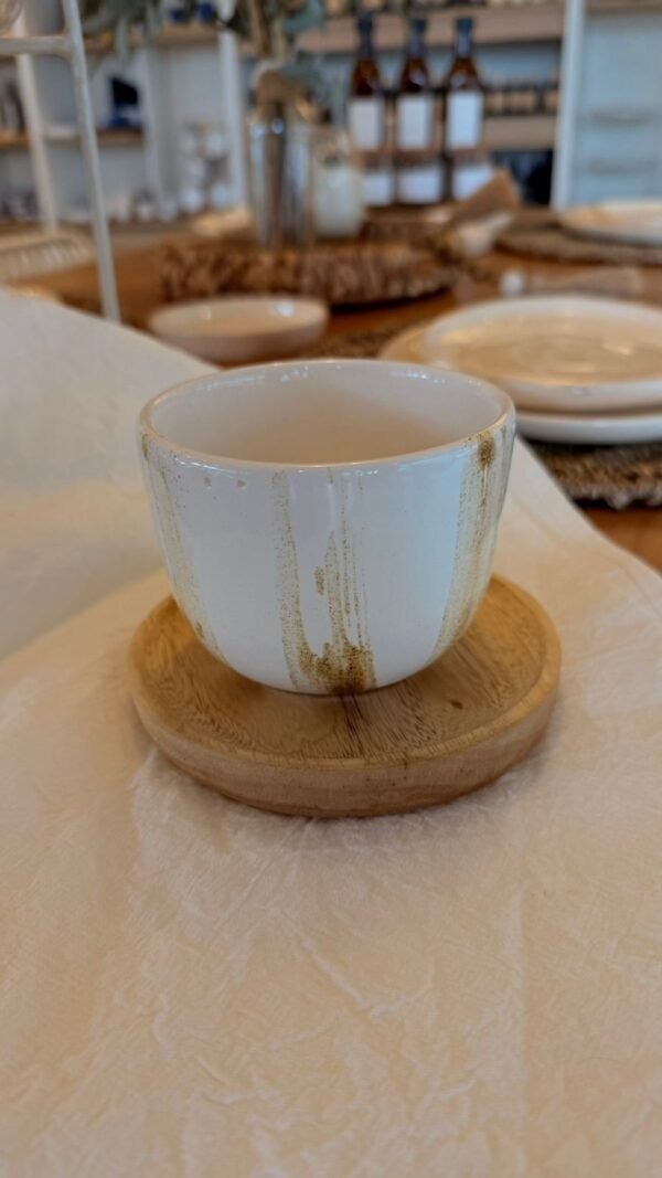Plato/Posa Vaso Madera 12cm