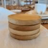 Plato/Posa Vaso Madera 12cm