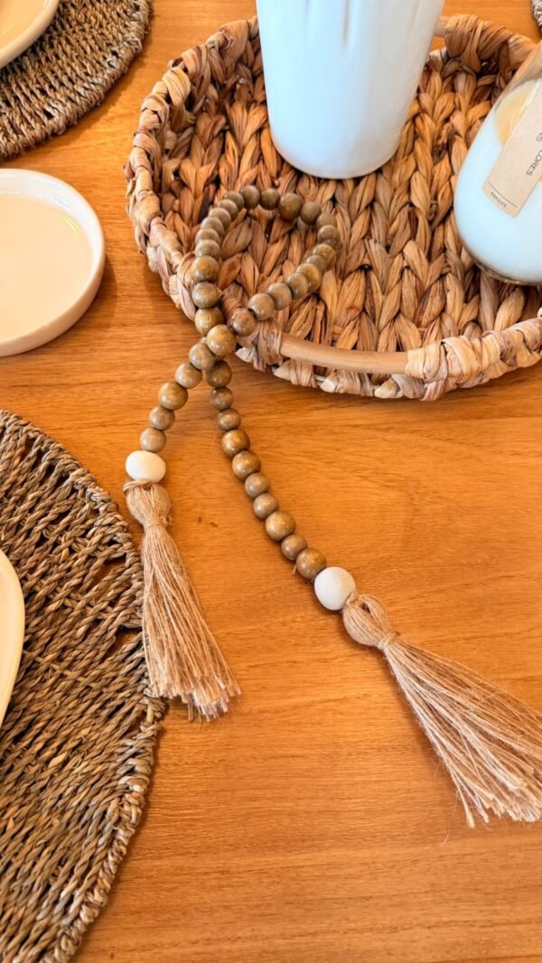 Borlas Rosario Madera Corta 65cm
