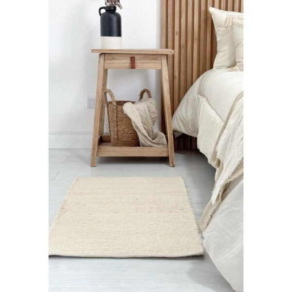 Alfombra/Costado de Cama 100x60 Algodon Telar Importada