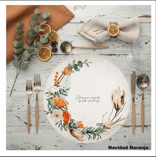 Individuales de Papel/Plato de Sitio x10