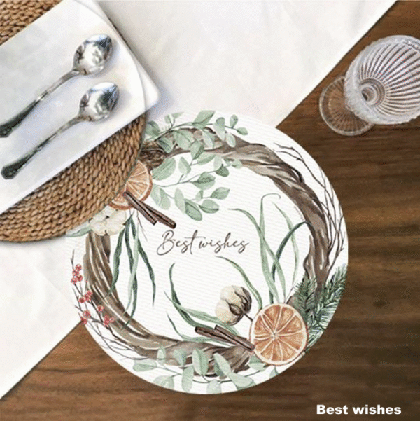 Individuales de Papel/Plato de Sitio x10