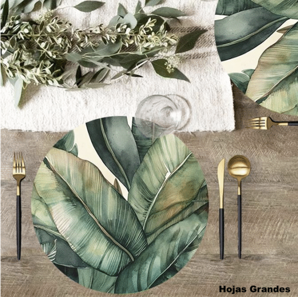 Individuales de Papel/Plato de Sitio x10