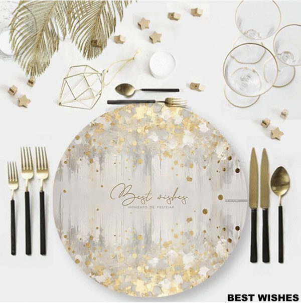 Individuales de Papel/Plato de Sitio x10