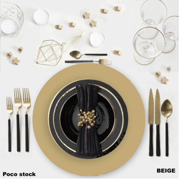 Individuales de Papel/Plato de Sitio x10