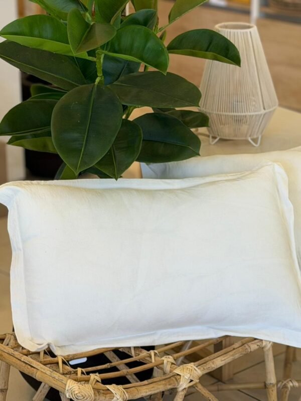 Almohadon Natural Clasico C/Pestaña Liso 70x50