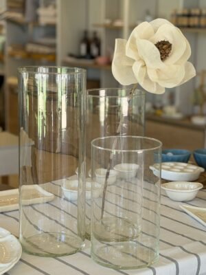 Florero Cilindro Vidrio