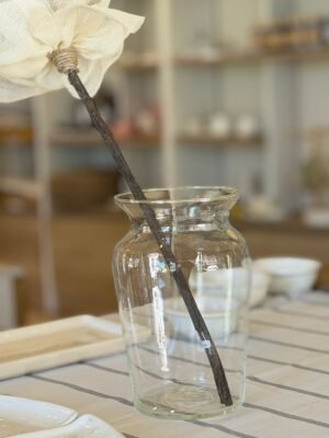 Florero Vidrio Boca Ancha