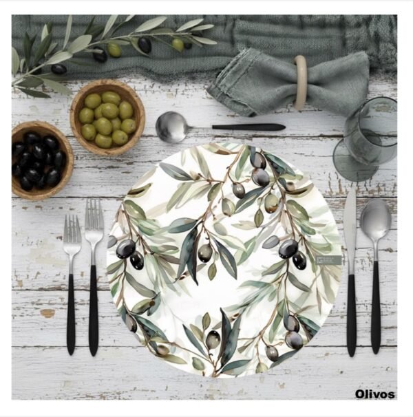 Individuales de Papel/Plato de Sitio x10