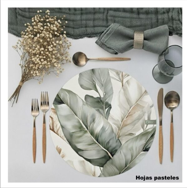 Individuales de Papel/Plato de Sitio x10