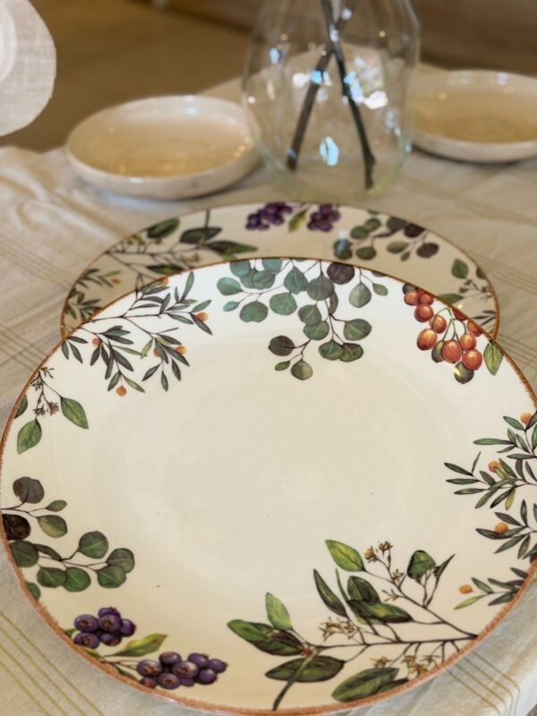 Bandeja Ceramica Frutas 36cm