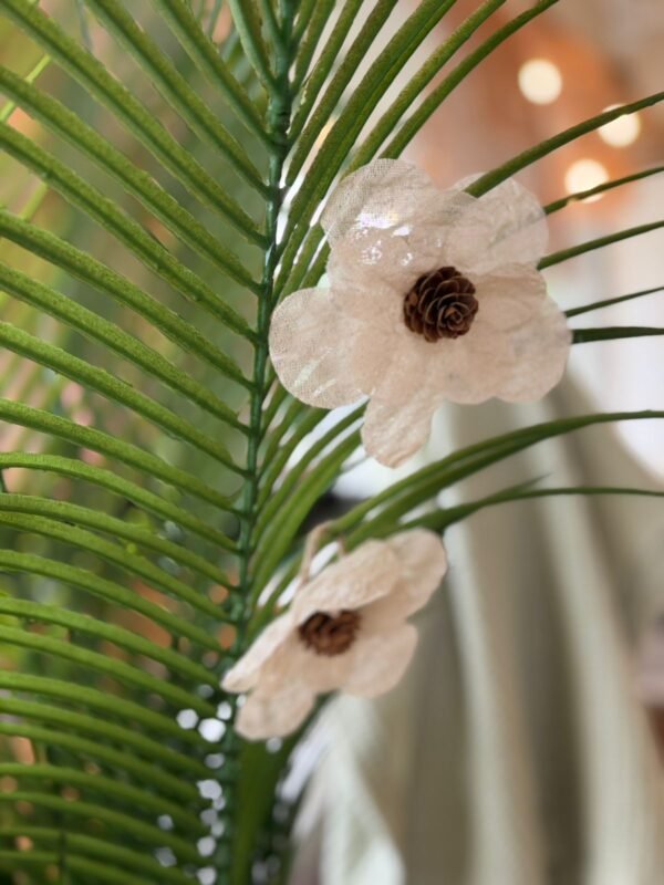 Flor Tela Colgante Navidad