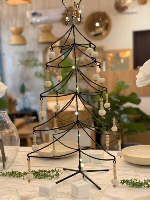 Arbol Navidad Hierro y Ceramica