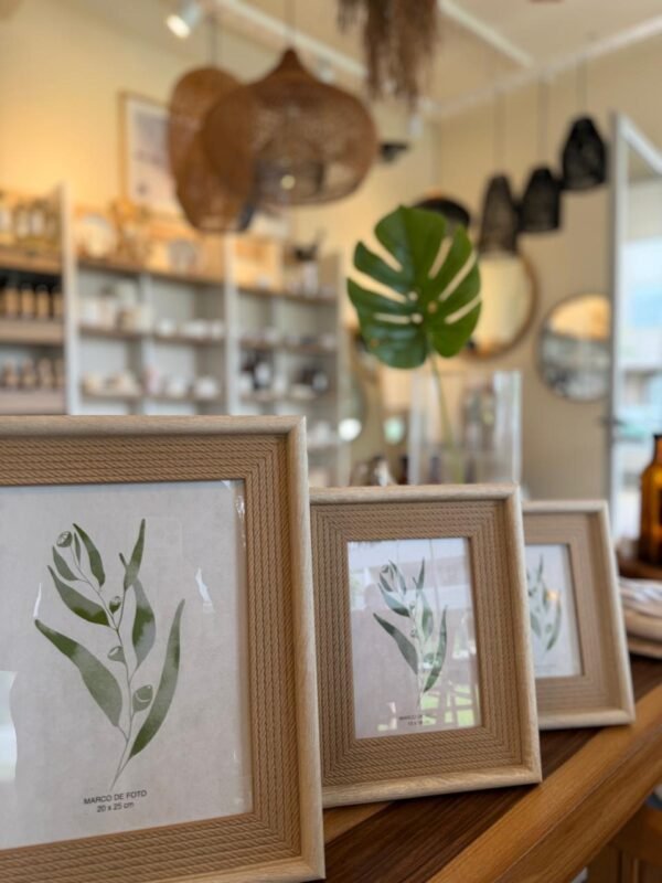 Portaretrato Gris y Marron