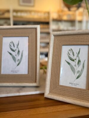 Portaretrato Gris y Marron