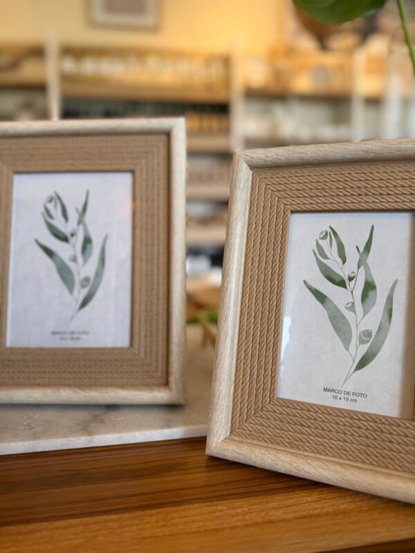 Portaretrato Gris y Marron