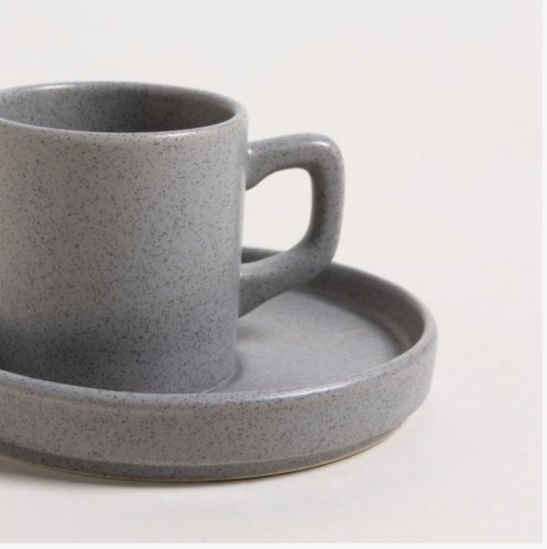 Taza y Plato GRANITE 110ml