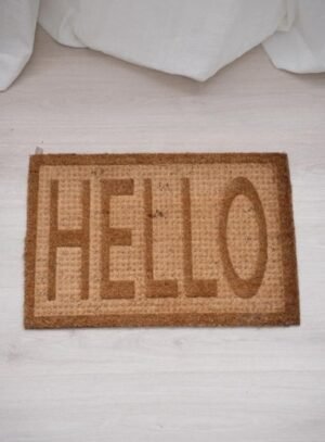 Alfombra / Felpudo Coco HELLO 60x40