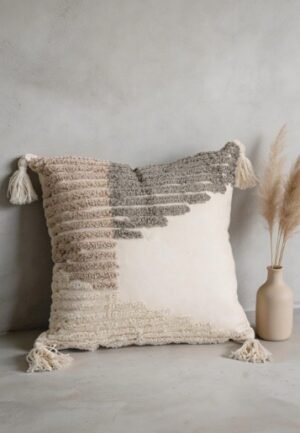 Almohadon Greige Flecos 45 x 45